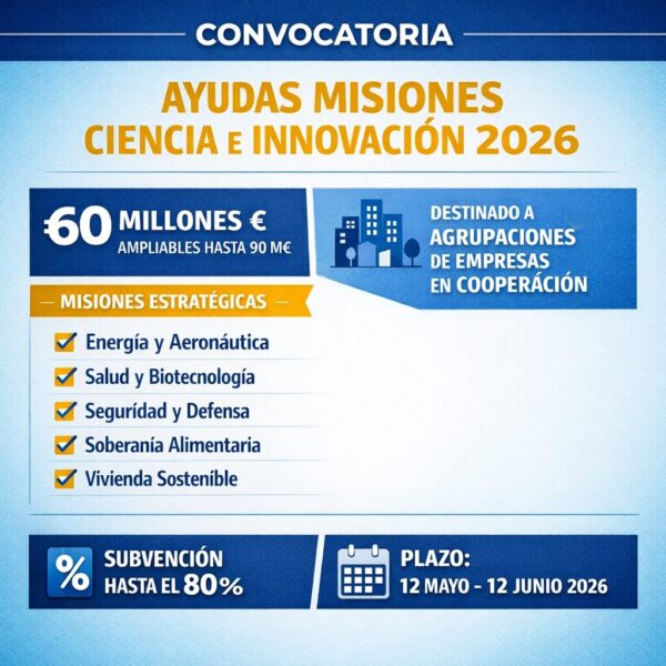 MISIONES CDTI 2026